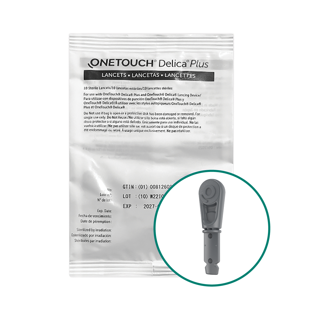 Lancetas OneTouch® Delica® Plus 