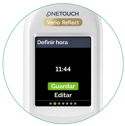 Definir a hora